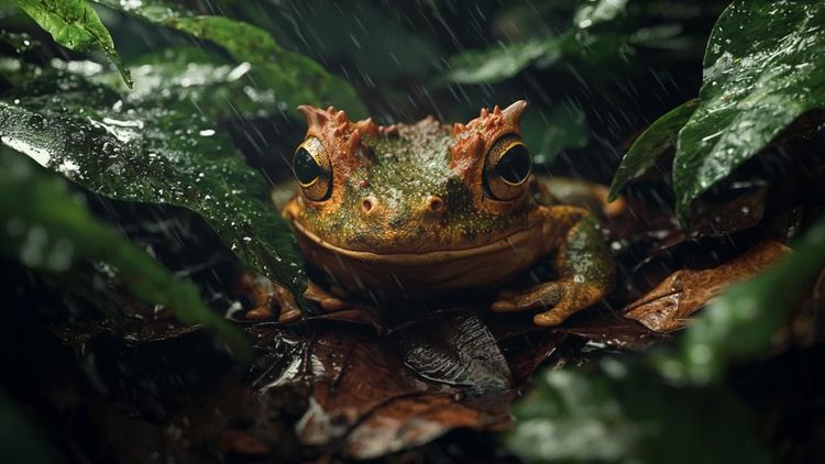 Chaco-Hornfrosch