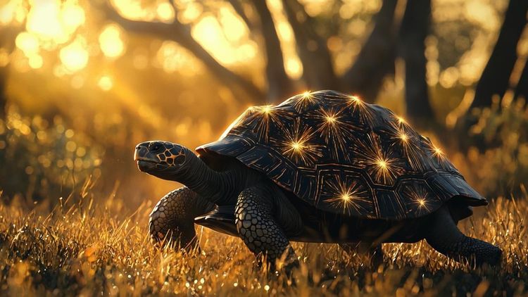 Strahlenschildkröte